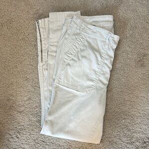 J. Crew Skinny stretch cargo pant with zippers